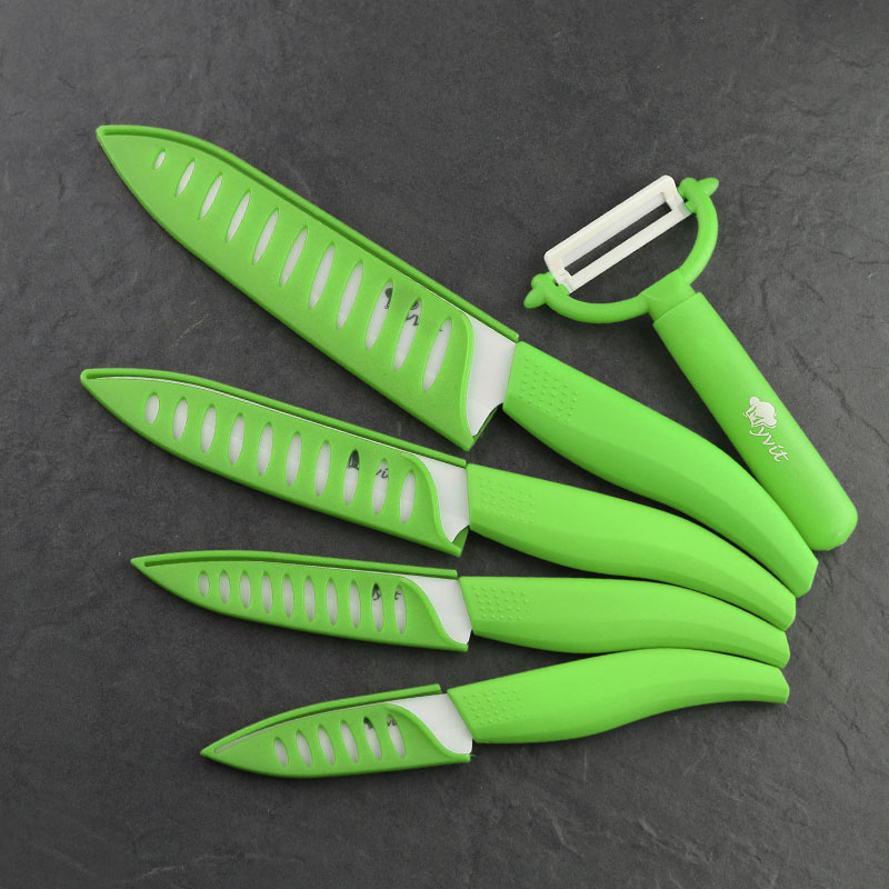 White Blade Green Handle