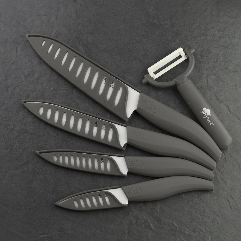 White Blade Grey Handle