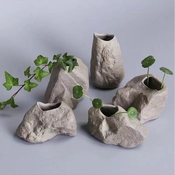 Rock Design Vase