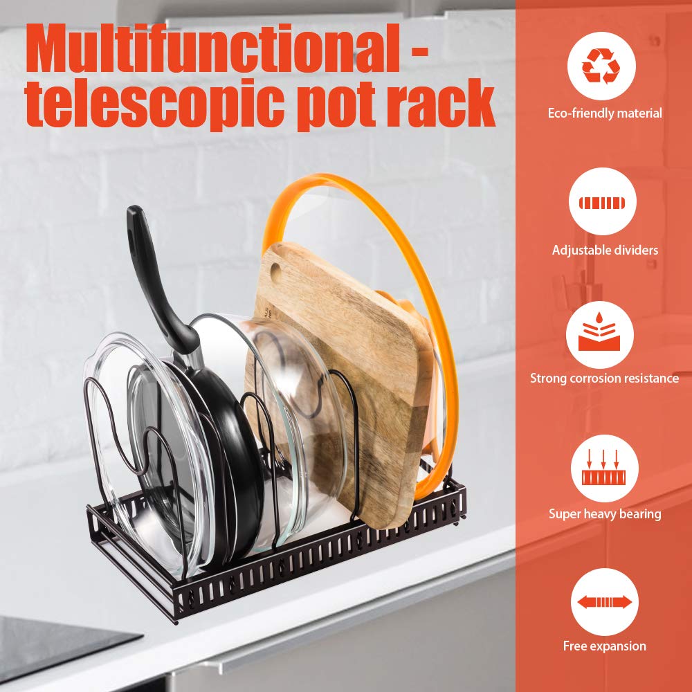 Expandable Kitchen Organizer Storage Rack