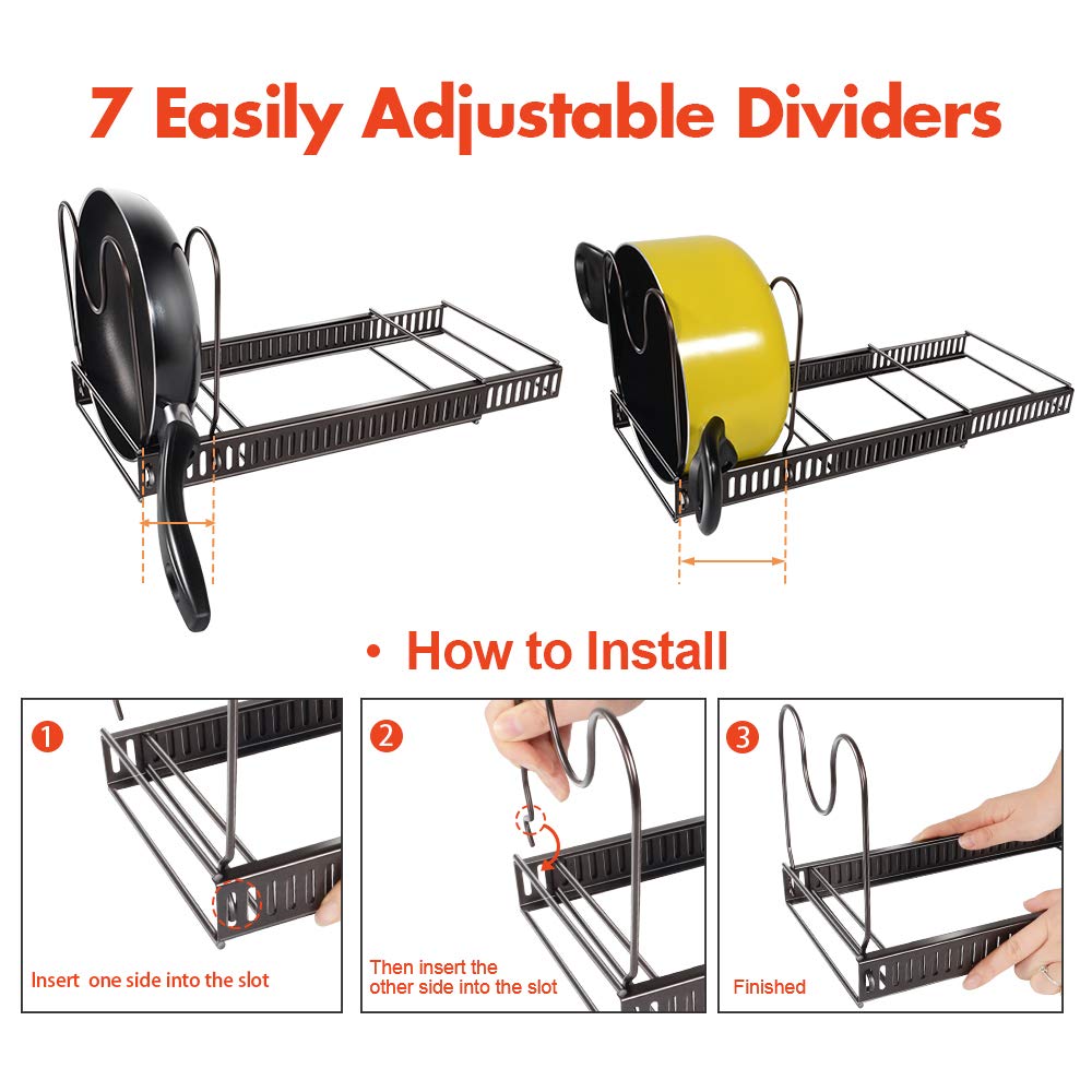 Expandable Kitchen Organizer Storage Rack
