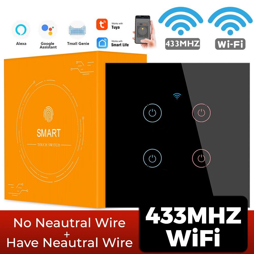 Black 4 gang WIFI