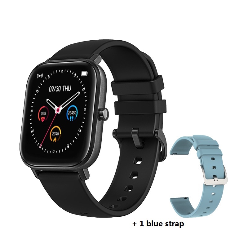 Black with Blue Strap