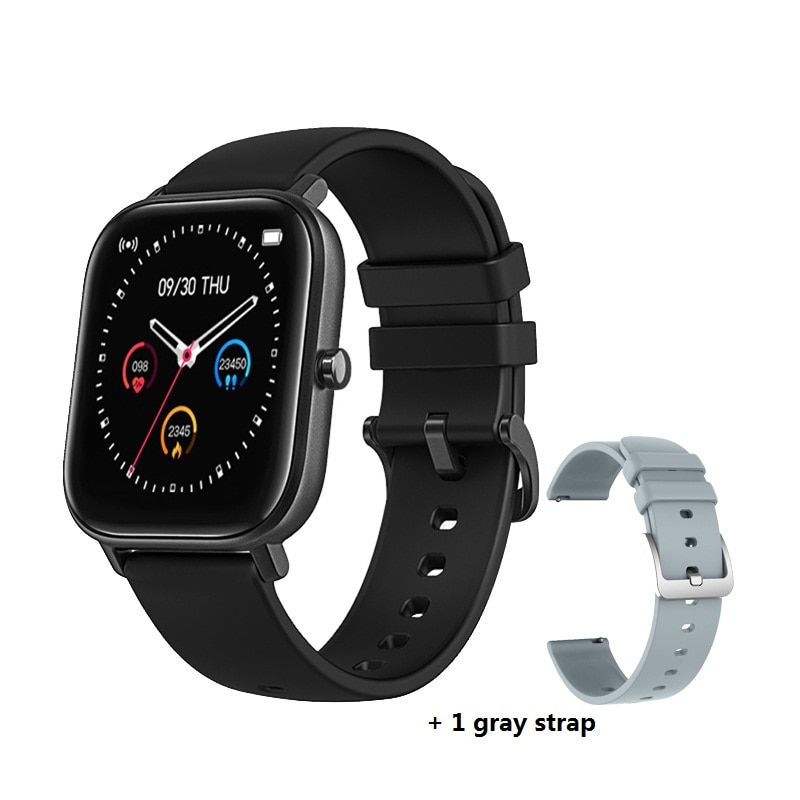 Black with Gray Strap
