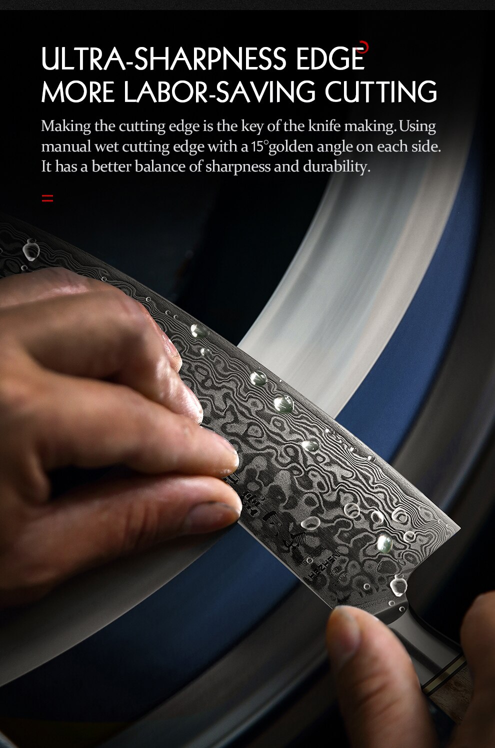 Damascus Steel Knives Set
